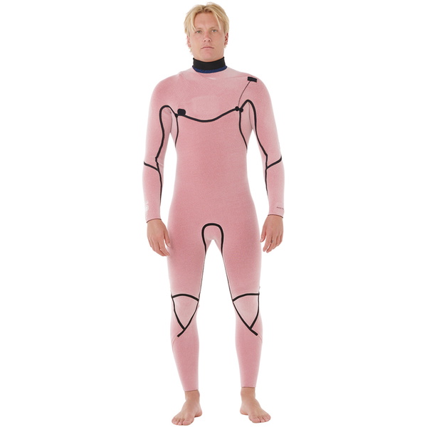 2026 Rip Curl Hommes Flashbomb 5/3mm Chest Zip Combinaison Néoprène 17BMFS - Deep Cactus